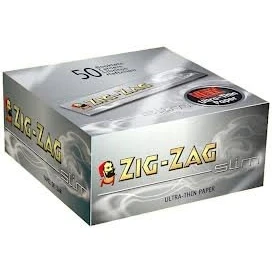 Image of zig zag silver king size rolling papers 5 booklets by makbros