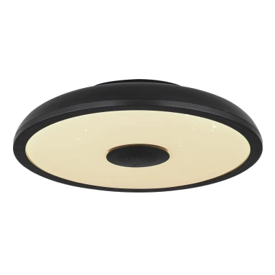 Image of Globo Raffy LED ceiling light speaker RGBW black