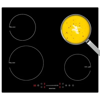Image of Teknix Signature Collection SCIH6PISL 60cm 13A Plug In Induction Hob With Slider Control