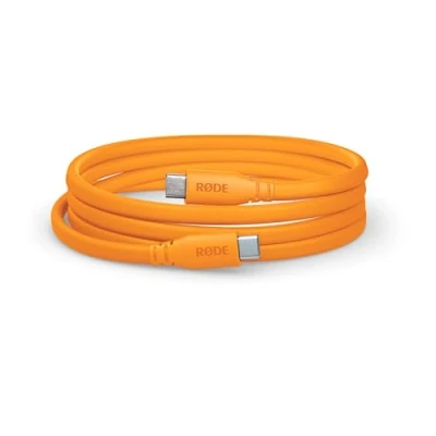 Image of RØDE SC17 Flat Cable, USB C to C, 1.5 m, Orange