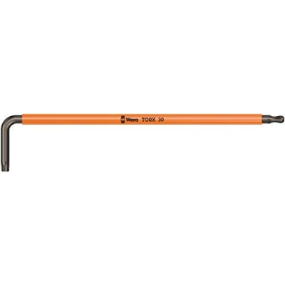 Image of Wera 967 SPKXL TORX® Multicolour BlackLaser Long L Key, TX 30 x 195 mm, 05024488001