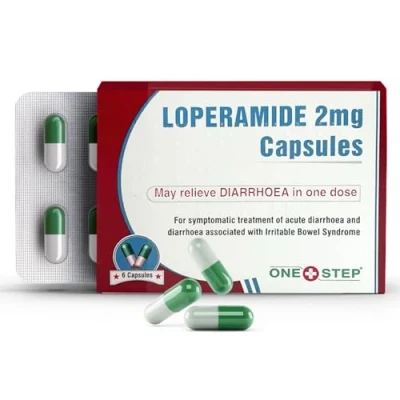Image of One Step Diarrhoea Relief 2mg Capsules Loperamide Hydrochloride Tablets (6 1 Pack)