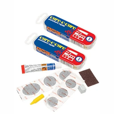 Image of 2 x Weldtite Puncture Repair kit 4 Road Touring Bike Cure c Cycle Tube