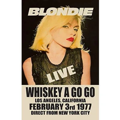 Image of Blondie Poster #1 VINTAGE RARE BAND ROCK Posters Concert Tour Music A4 A3 A2 Quality Prints (A4 Not Framed (210 x 297mm))