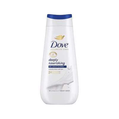 Image of Dove Hydrate Body Wash Cleanser shower gel with plant based moisturisers for softer, smoother skin after one 6x 225 ml