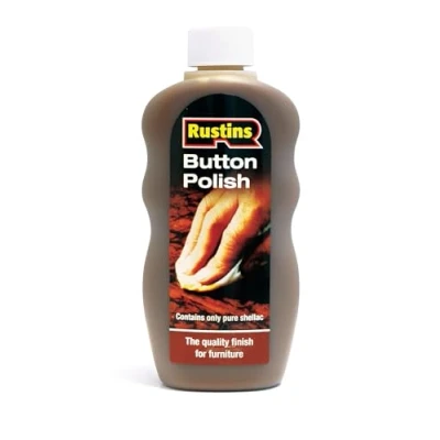 Image of Rustins BUTP300 Button Polish 300ml, Orange
