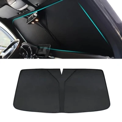 Image of NLXQJY Fit for Volkswagen VW Multivan T6 2016 2019,Car Windshield Sun Shade,Car Sunshades Windshield,Black Sunshade,Car Accessories