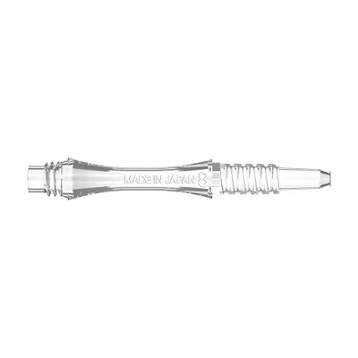 Image of 8 Flight Clear Fixed Shafts Moulded System Medium 33mm