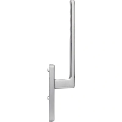 Image of HOPPE Toulon 11850322 Lifting Sliding Door Handle Inner UG Length 253 mm Aluminium Perforation Unperforated Stainless Steel Matt