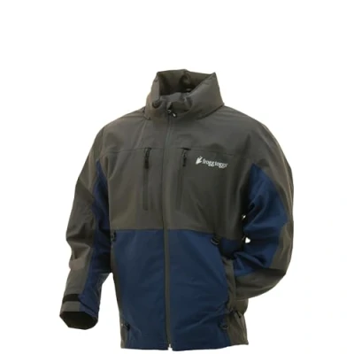 Image of FROGG TOGGS Men&#039;s Pilot 2 Guide Waterproof Breathable Rain Jacket, Dust Blue/Slate, XL UK