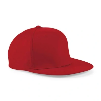 Image of Beechfield Unisex Cotton Rapper Cap Red