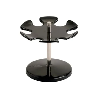 Image of MAUL Round Version 6 Stamps Premium Stamp Holder Metal Rack Black