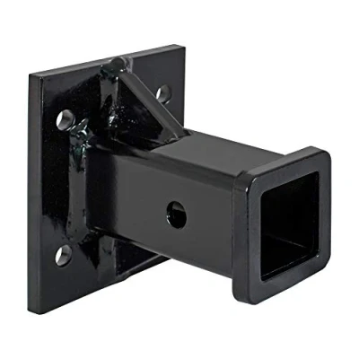 Image of Buyers Products 1804055 2&quot; Bolt On Receiver Tube, 20,000 Lbs MGTW, 2,000 MVL, Corrosion Resistant Black Powder Coat Finish, Hitch Accessories