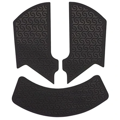 Image of Corepad Soft Grips Self Adhesive Pre Cut Non Slip Stickers for PC Gaming Mice (Black, FinalMouse Starlight 12 Medium)