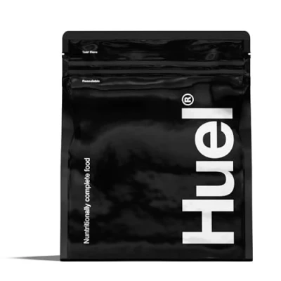 Image of Huel Black Edition High Protein Complete Meal Replacement, 17 Meals, Cookies &amp; Cream Flavour, 40g of Per Serving, Ready Vegan Powder, Gluten Free, Non GMO