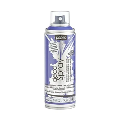 Image of PEBEO 200ml Decospray, Acrylic, Violet, 16.5 x 5.2 cm