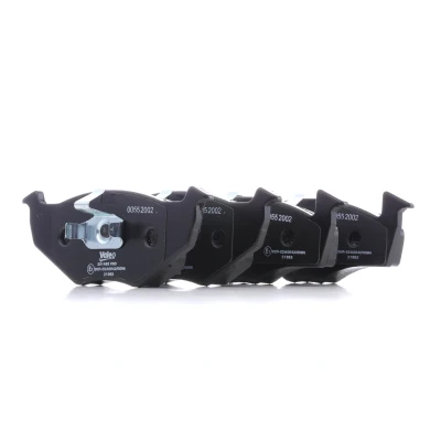 Image of 6N0698151, 6N0698151C Brake pad set VALEO 301488 FIRST Front Axle excl. wear warning contact with anti squeak plate VOLKSWAGEN: Polo IV Hatchback