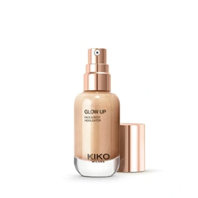 Image of KIKO Milano Glow Up Face And Body Highlighter 01 Transfer proof Liquid With A Metallic Finish
