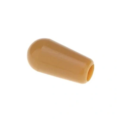 Image of Musiclily Pro Inch Size Thread Plastic GuitarToggle Switch Tips for Les Paul Style, Amber (2 Pieces)