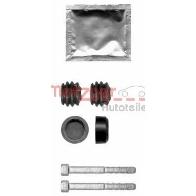 Image of 2E0698295, 2E0698647D guide Sleeve Kit, brake caliper METZGER 113 1386 without bolts MERCEDES BENZ: Vito Mixto, Minibus, Viano