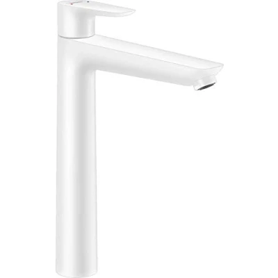 Image of Hansgrohe Talis E Single Lever Basin Mixer 240 With Pop Up Waste, Matt White, 71716700