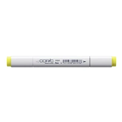 Image of Copic Classic Coloured Marker Pen (YG 21) Anise, For Art &amp; Crafts, Colouring, Graphics, Highlighter, Design, Anime, Professional Beginners, Supplies Colouring Books
