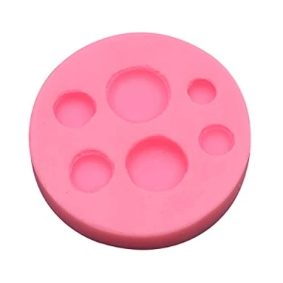 Image of 6 Cavities Macaroon Silicone Molds Fondant Moulds Cake Chocolate Soap Kitchen Baking Decorating Gadgets