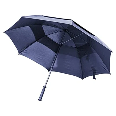 Image of Longridge Deluxe Windproof Navy Golf Umbrella