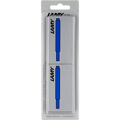 Image of Lamy 1220536 T 10 Ink Cartridges Blue (Pack of 10)