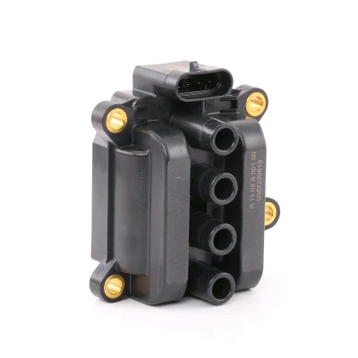 Image of 8200360911, 8200702693, 820084401 Ignition coil NGK 48108 4 pin Connector Type M4 RENAULT: CLIO 3, 2, TWINGO DACIA: SANDERO 2