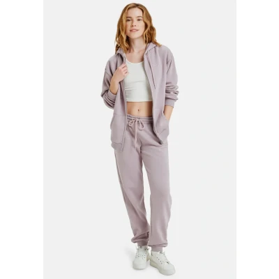Image of Roxy Elastic Waist Pants SURF Stoked Pant Brushed Women&#039;s Purple XS