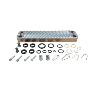 Image of Worcester Greenstar i Junior/i/Si DHW Plate Heat Exchanger Kit 87161066860 Genuine Part Hanicks