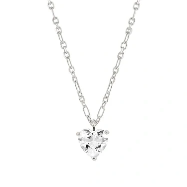 Image of Nomination Sweetrock Silver Heart Necklace 38cm