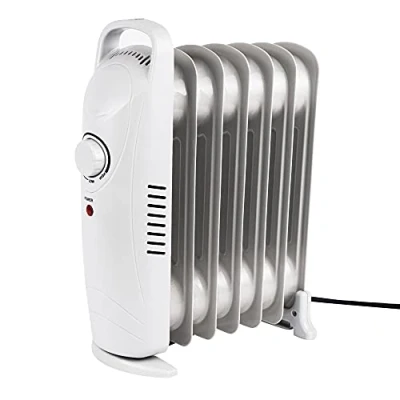 Image of Leisurewize Low Wattage 700W Oil Filled Radiator Energy Efficient Household Heater ON/OFF Switch Adjustable Heat Settings Motorhome Caravan LWACC377