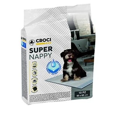 Image of CROCI Dog Absorbent Super Nappy, 60 x cm, Pack of 10