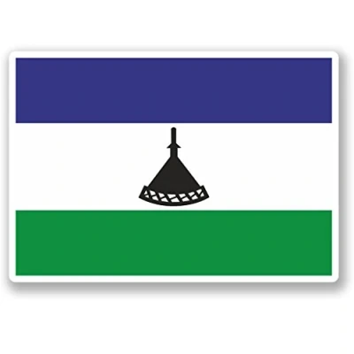 Image of 2 x 15cm/150mm Lesotho Africa Vinyl Sticker Decal Laptop Travel Luggage Car Bike Sign Fun #5372
