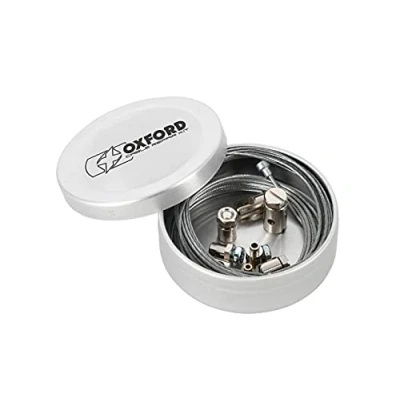 Image of Oxford Motorcycle Scooter Cable Repair Kit OX774, Silver