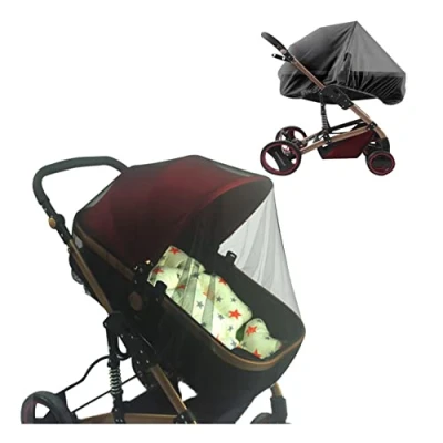 Image of CODKU Pram Net, Universal Mosquito Baby Net Fly Bug Insect Protection Cover Infant Pushchair Car Buggy Carrycot Stroller Bassinet Travel Cot (BLA02150302)