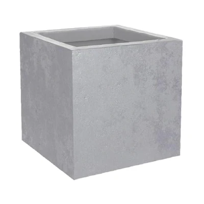 Image of EDA Flower Pot, Concrete Grey, 29,5 x H.29,5 cm