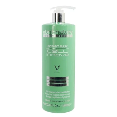 Image of abril et nature Cell Innove Hair Mask For All Types Hydrates, Rejuvenates, and Regenerates Professional Treatment with Plant Stem Cells Healthy Strong Appearance 1000 ml