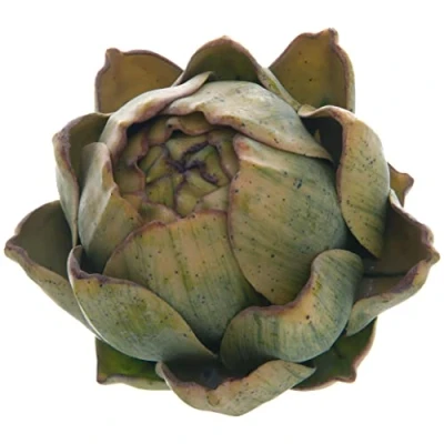Image of Hill Interiors Real Touch Artificial Artichoke Plant Plastic L10 x W10 H10 cm Green