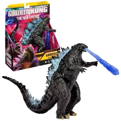 Image of MonsterVerse Godzilla x Kong: The New Empire, 6 Inch Original Action Figure Toy, Iconic Collectable Movie Character, Includes Heat Ray Power Feature, Suitable for Ages 4 Years+