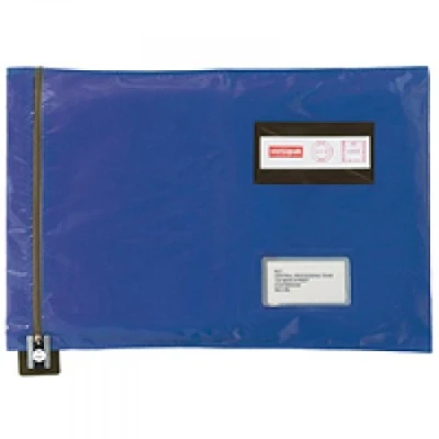 Image of GoSecure Flat Mailing Pouch 355 x 381 mm Blue