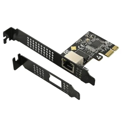 Image of IO CREST 5.0GB PCIe Network Card to 5.0 Gigabit Ethernet Card, Supports Windows 11/10/8.1/8/7, Win Server 2022/2019/2016, Linux
