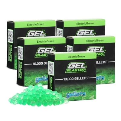 Image of Gel Blaster 50,000 Gellets Refill Ammo Green, Made for Blasters Non Toxic, Water Based Balls Specifically Blaster, Ages 14+