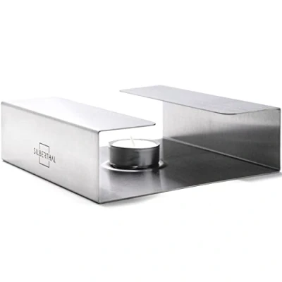 Image of SILBERTHAL Stainless Steel Teapot Warmer Elegant, Robust, Safe Fits All Standard Tealights