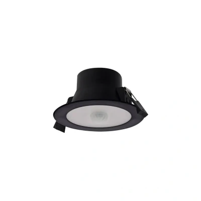 Image of Senso R 230 CCT PIR LED Downlight 9W Matt Black Collingwood Lighting