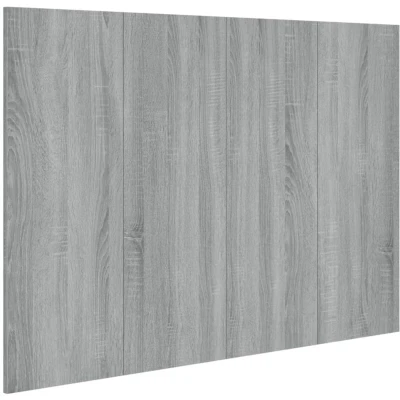 Image of vidaXL Bed Headboard Grey Sonoma 120x1.5x80 cm Engineered Wood