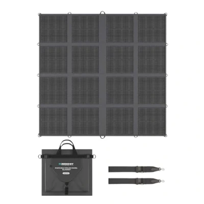 Image of Renogy N Type 400Watt Portable Solar Blanket Foldable Panel, 25% High Efficiency, Lightweight Generator for Power Station Off Grid Outdoor Activities, SUV, RV, Marine, Camping