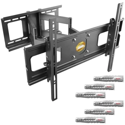 Image of RICOO TV Bracket Tilt R06 F Swivel approx 40 75 Inch for LED LCD OLED Curved and Flatscreens Wall Mount Universal VESA 300x200 600x400